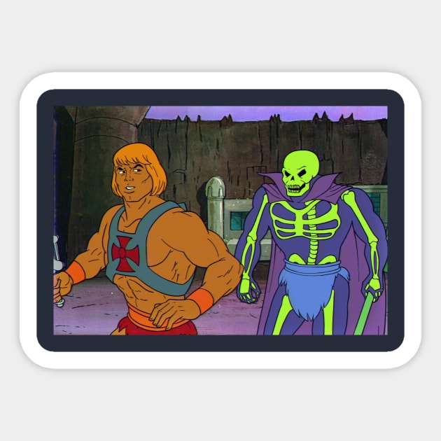 He-Man faces Scare Glow! Sticker by SpikeyTortoiseComics